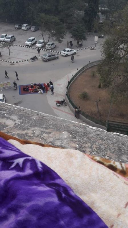 Protest By Nursi9ng Staff in Patiala