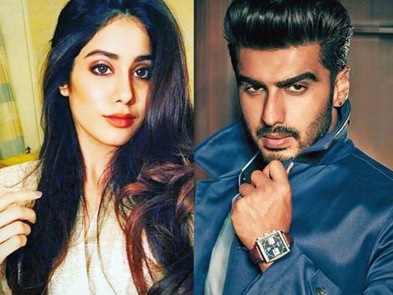 Arjun kapoor , janhvi kapoor Arjun kapoor , janhvi kapoor
