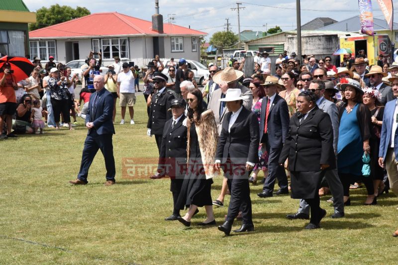Jacinda Ardern makes final appearance as New Zealand PM