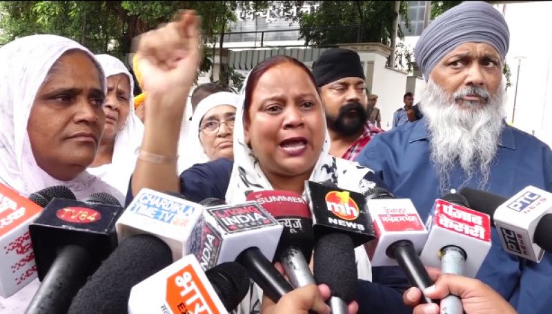 1984 Sikh Genocide Victim Families Raise Slogans Against Jagdish Tytler