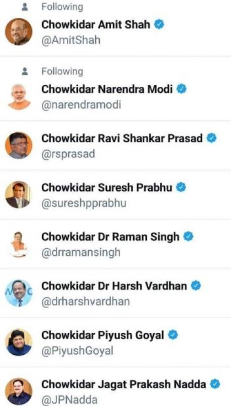 #Chowkidar