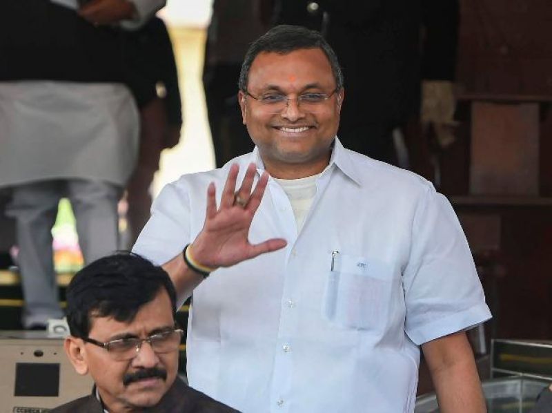 Congress MP Karti Chidambaram