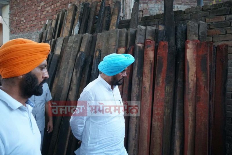 Cabinet Minister Kuldeep Singh Dhaliwal announces Rs 5 lakh for loss of timber seller