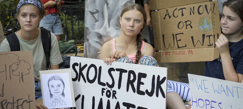 Swedish teen Greta Thunberg inspiring climate strikes