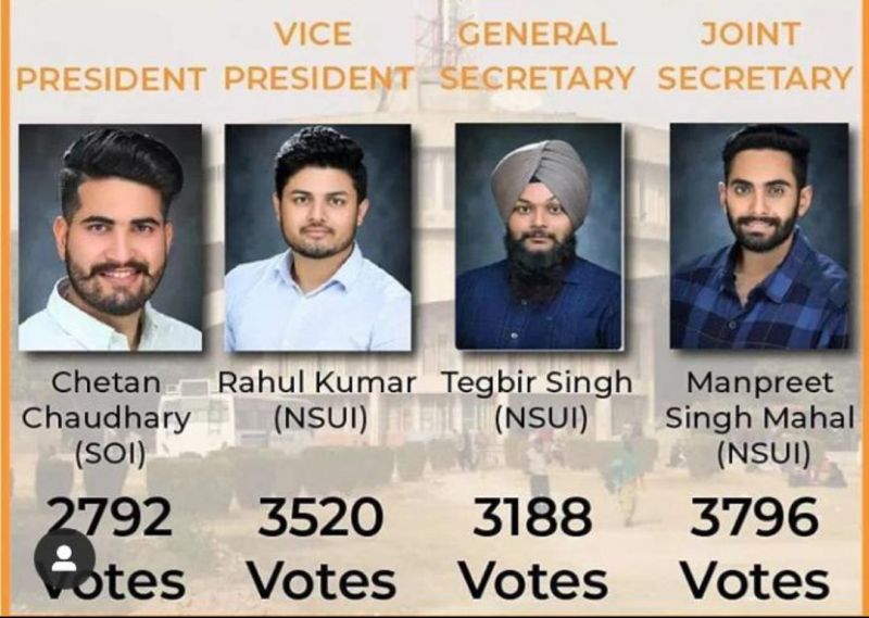 SOI winner in Punjab University elections