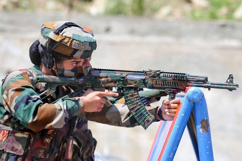 Assam Riflewomen deployed in Kashmir to assist male soldiers in combating militancy