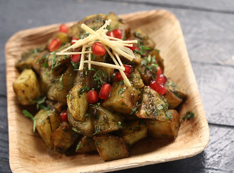 Shakarkandi Chatt Recipe 