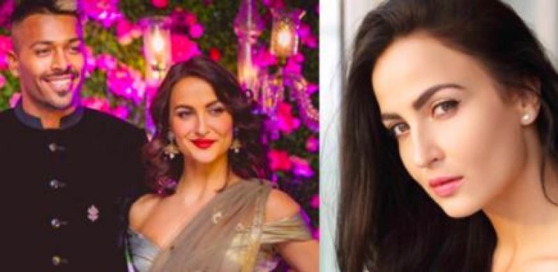 Elli Avram and Hardik pandya