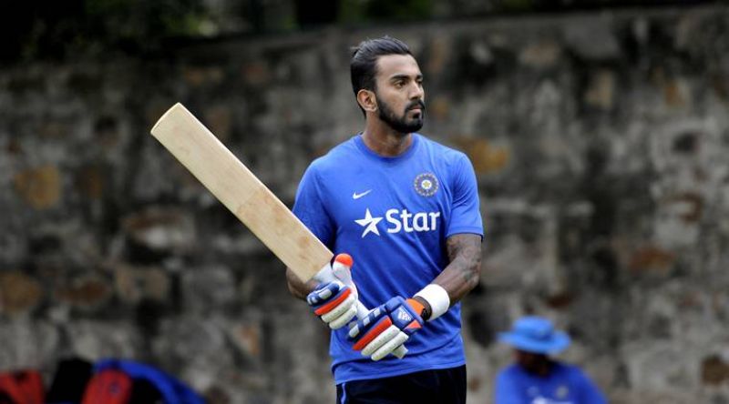 K L Rahul plays match