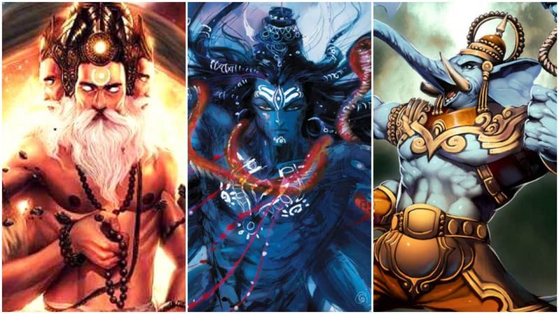 Hindu Gods Comics Characters