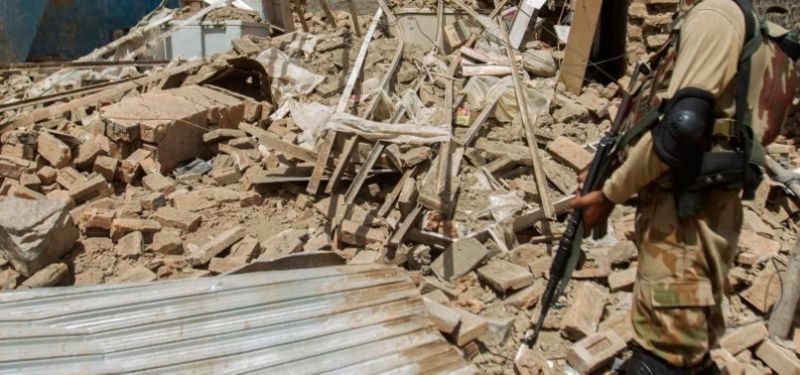 School collapsed under heavy rain