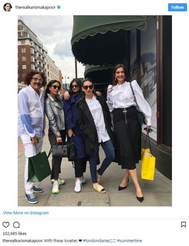 kareena enjoy's lunch in London