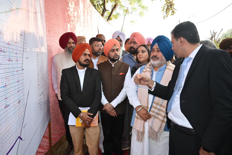 Chetan Singh Jauramajra lays foundation stone of Punjab's largest treated water irrigation project in Moga