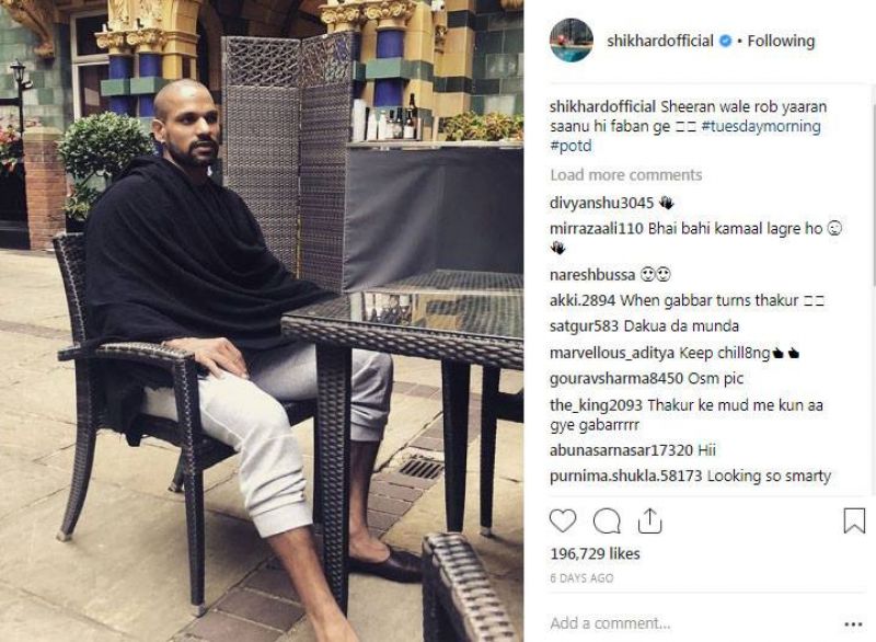 Shikhar Dhawan With Harbhajan Singh 