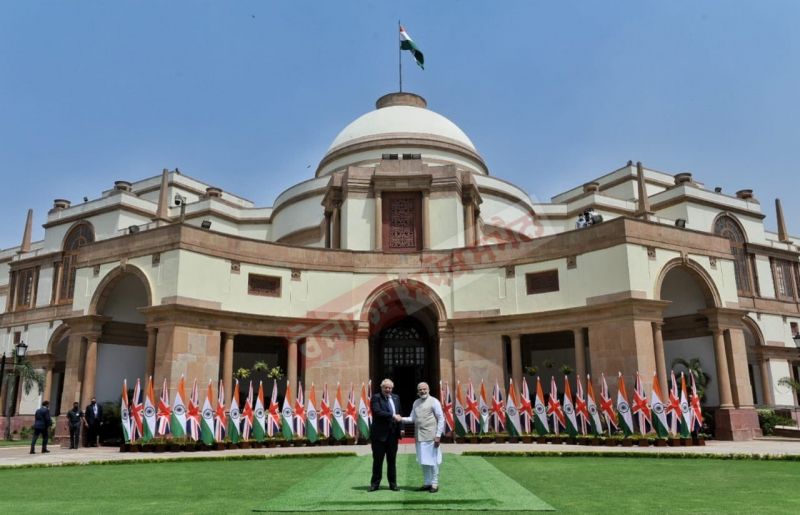 Uk Pm Boris Johnson Meets PM Modi
