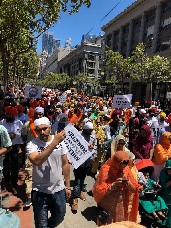 Sikh march