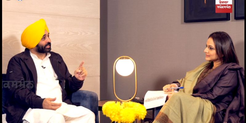 Bhagwant Mann and Nimrat Kaur Bhagwant Mann and Nimrat Kaur