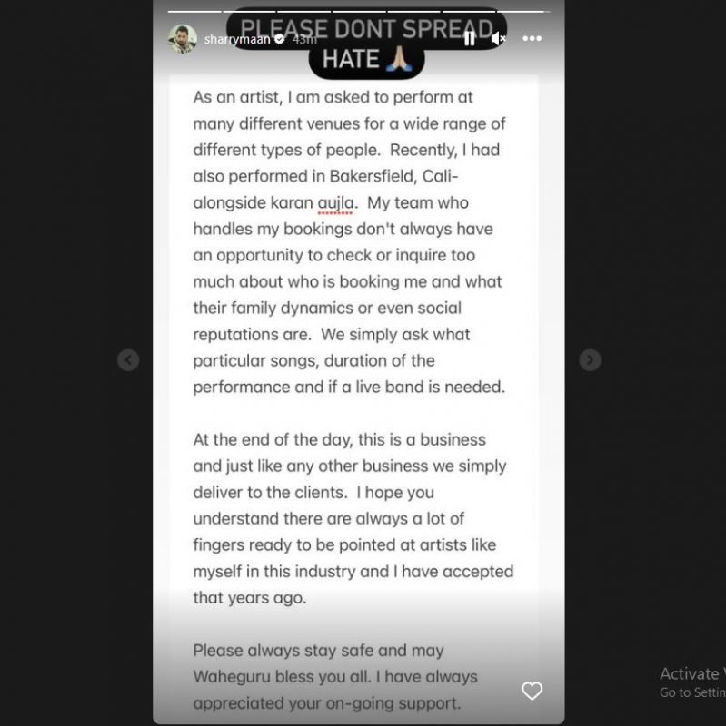 Sharry Mann's Post Sharry Mann's Post