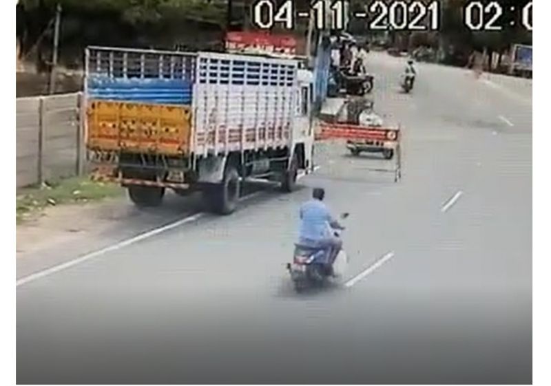 Father and son die after firecrackers loaded on scooter explode