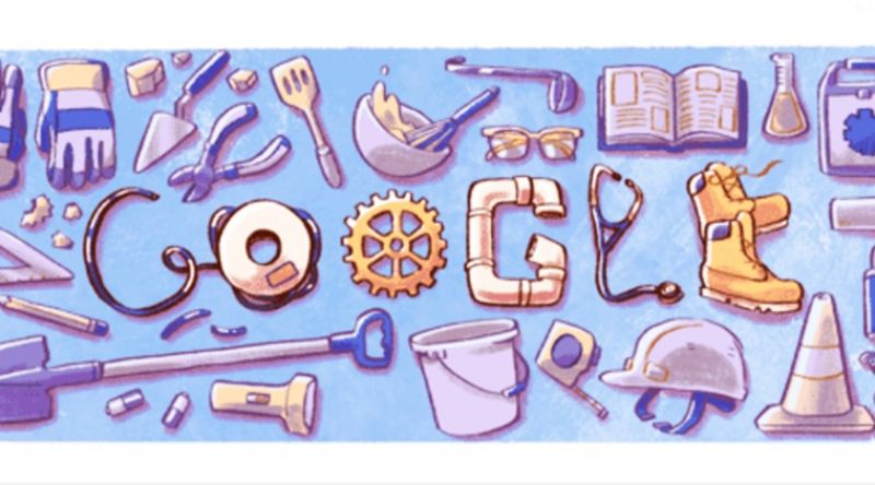 celebrated labor day 2018 by making google doodle