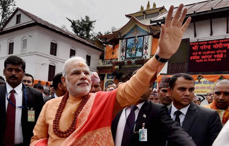 Narendra  Modi in Nepal