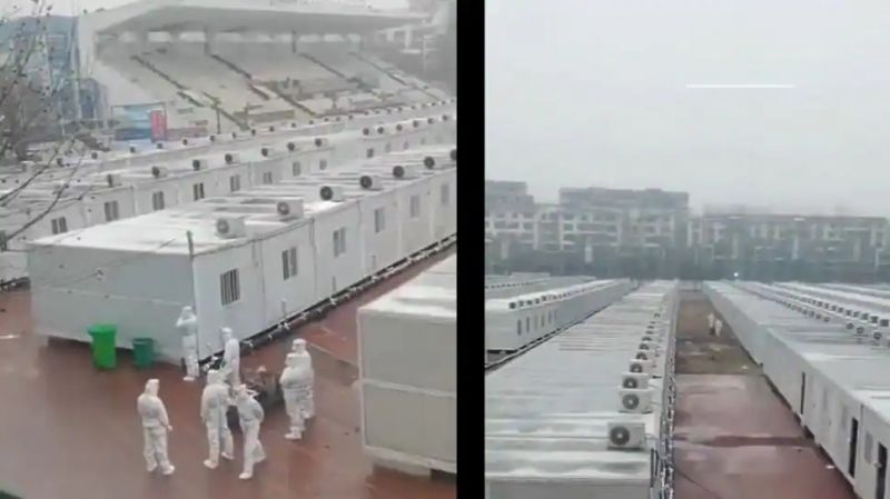 Corona-positive Chinese citizens secluded in iron boxes