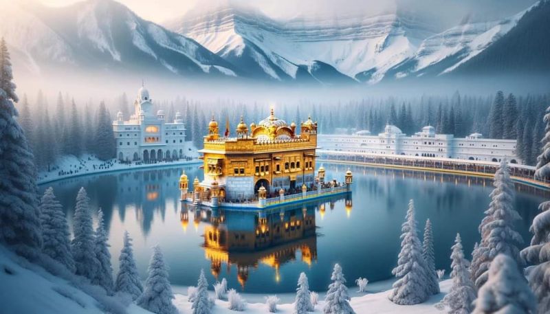 AI creates pics of Sri Harmandir Sahib at world's famous places