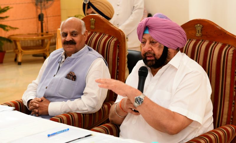Captain Amarinder Singh & V.P. Singh Badnore