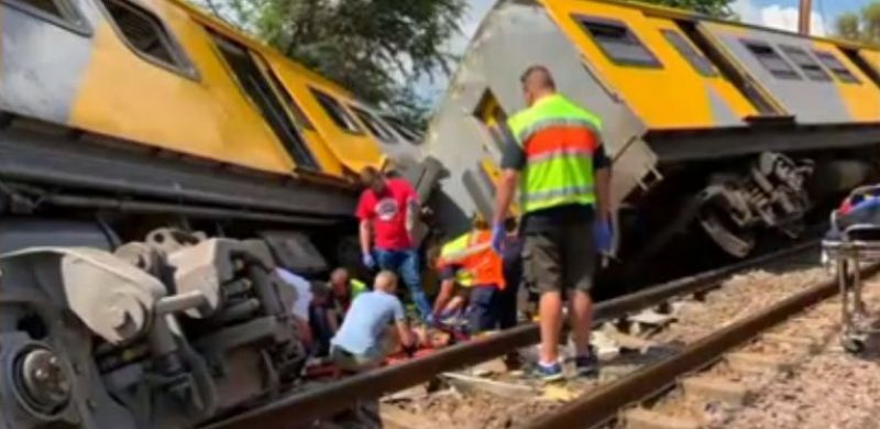 train crash in South Africa