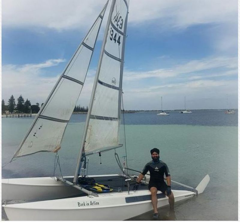 Amritpal Singh becomes the first Turban Officer of the Australian Navy!