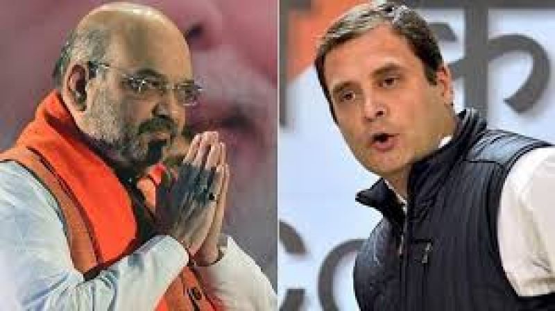 Rahul and Amit Shah front of Karnataka politics