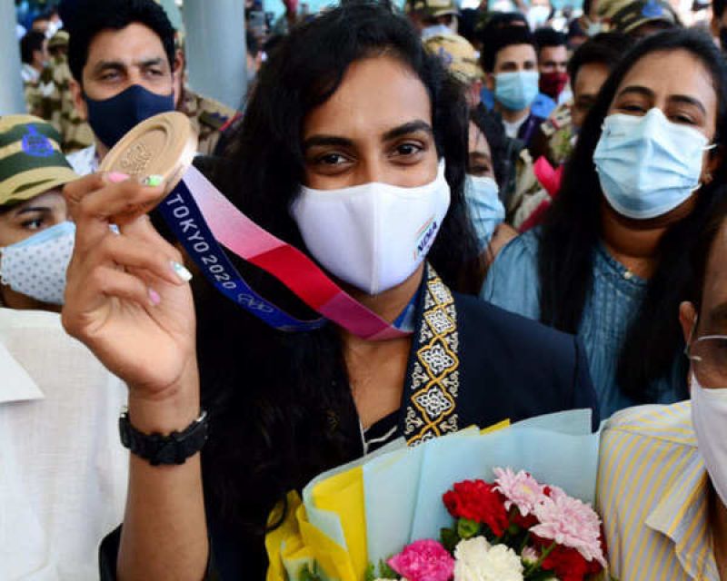 Tokyo Olympics bronze medallist PV Sindhu returns to warm reception