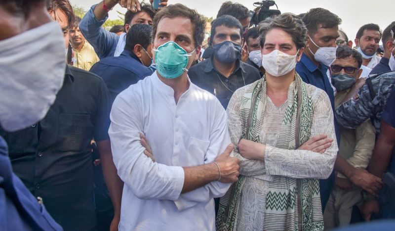 Priyanka Gandhi and Rahul Gandhi