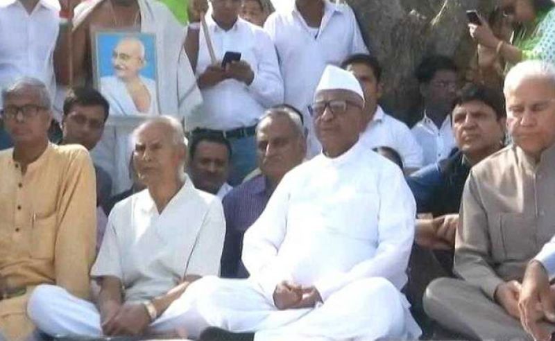 Anna Hazare Third Day of Hunger Strike