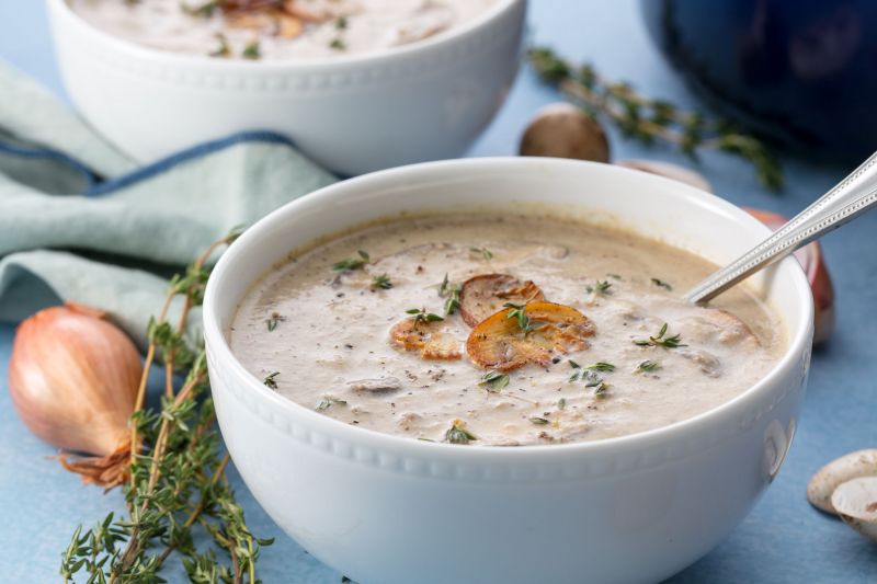 creamy mushroom soup