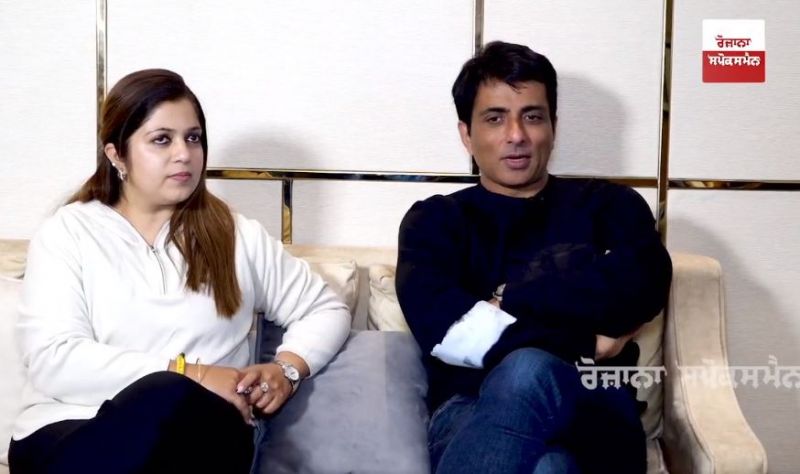 Malvika Sood and Sonu Sood