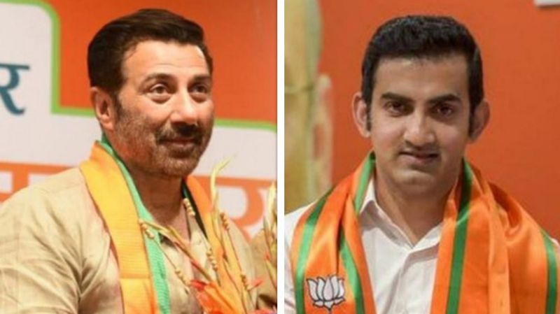 Sunny Deol, Gautam Gambhir Sunny Deol, Gautam Gambhir