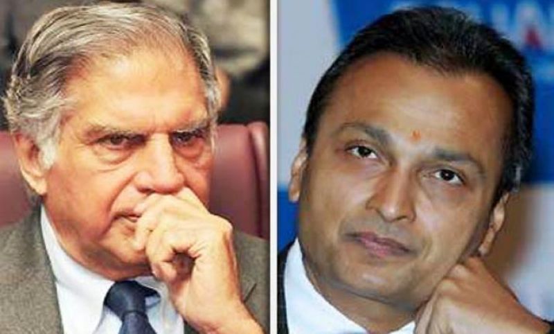 Ratan Tata, Anil Ambani  Ratan Tata, Anil Ambani