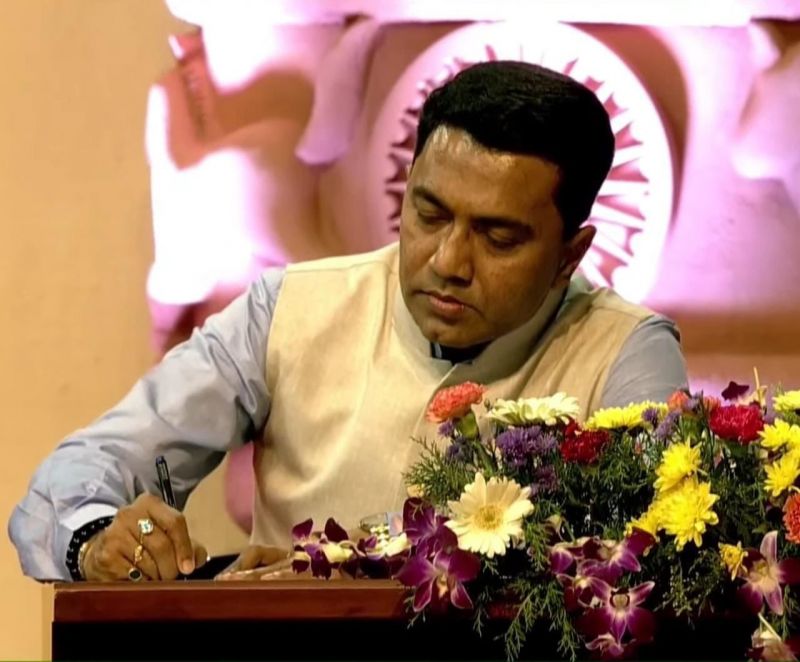 CM Pramod Sawant CM Pramod Sawant