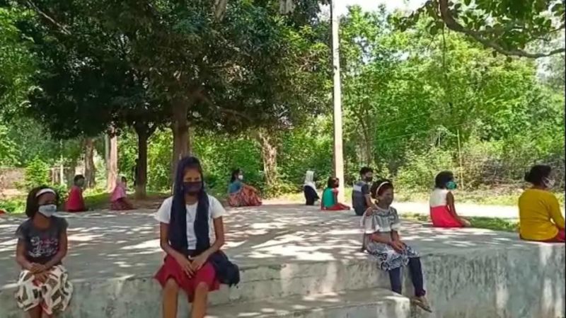 The responsibility for the girls to save the villagers from Corona