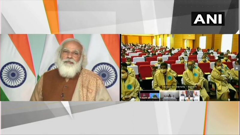 PM Modi at Convocation of Tezpur University, Assam
