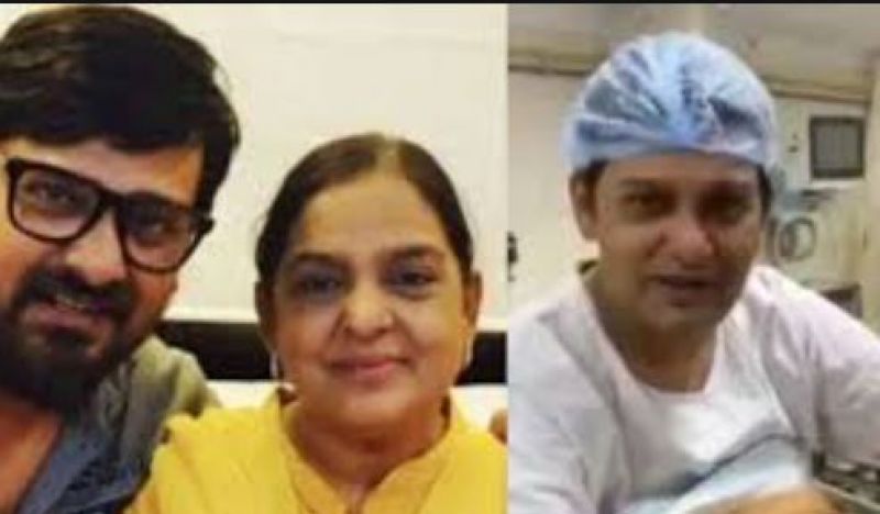 Sajid wajid with Mother