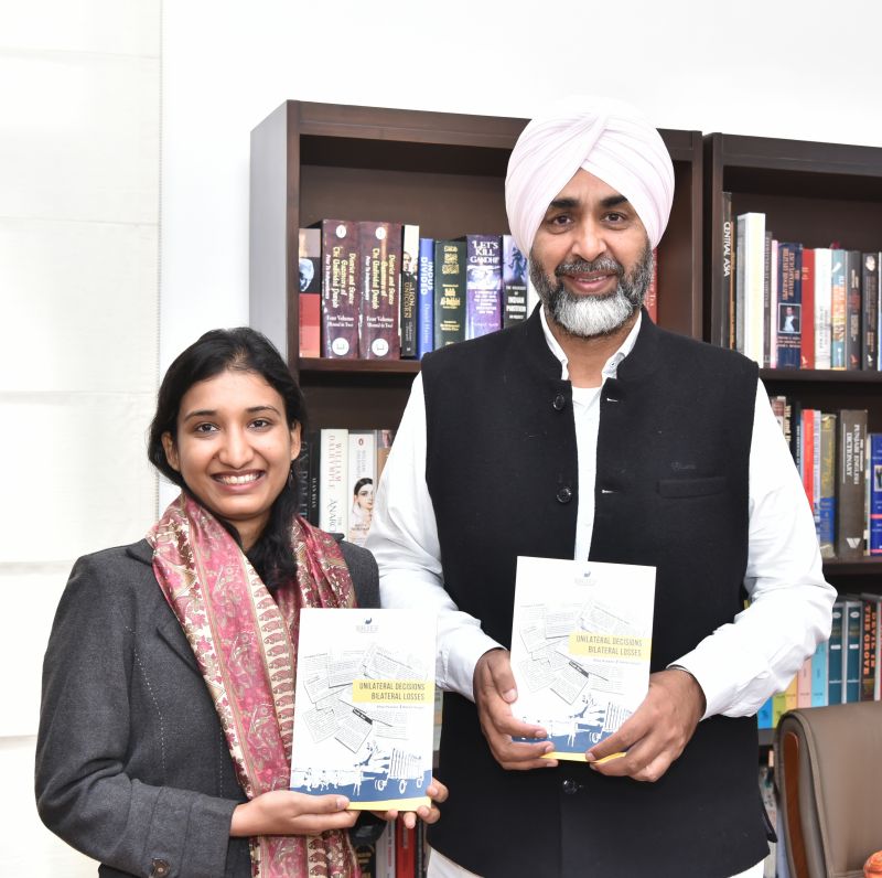 ·        Launches book “Unilateral Decisions Bilateral Losses”