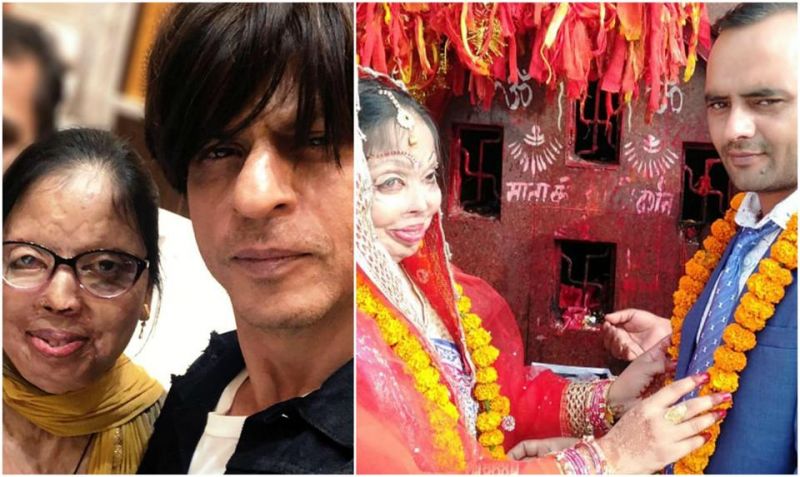 Shah Rukh Khan sends 'love' to acid attack survivor on her marriage