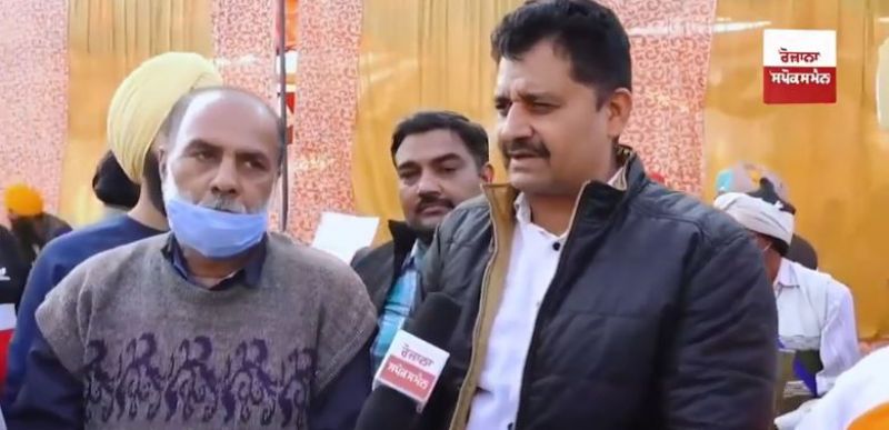 Gujarat farmer at Delhi Protest 