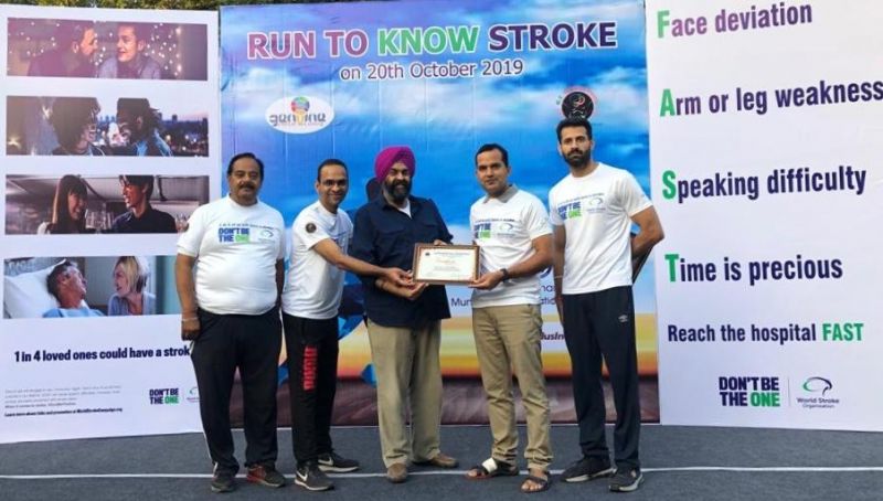 World Stroke Day : Run for awareness at Sukhna Lake