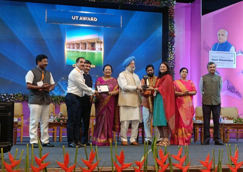 Chandigarh wins Best UT title in India Smart City Awards
