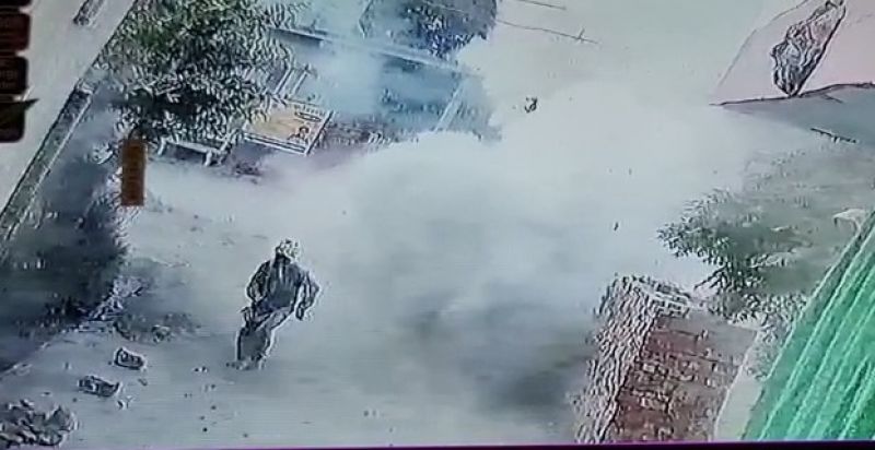 Blast in Firecracker At Amloh