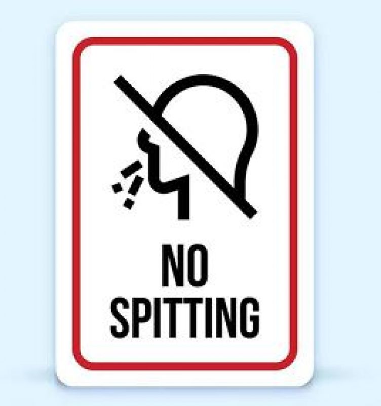 No Spitting