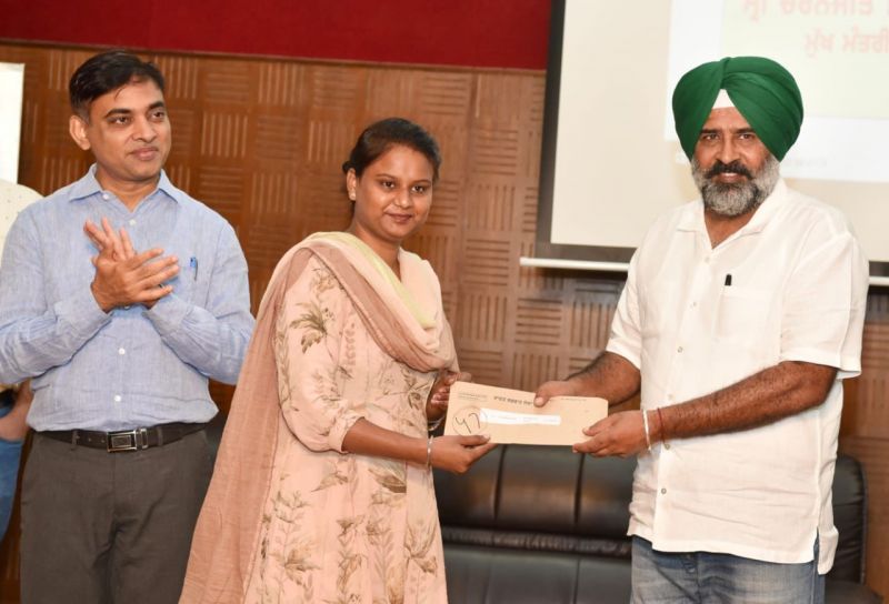  Pargat Singh handed over appointment letters to 693 school librarians